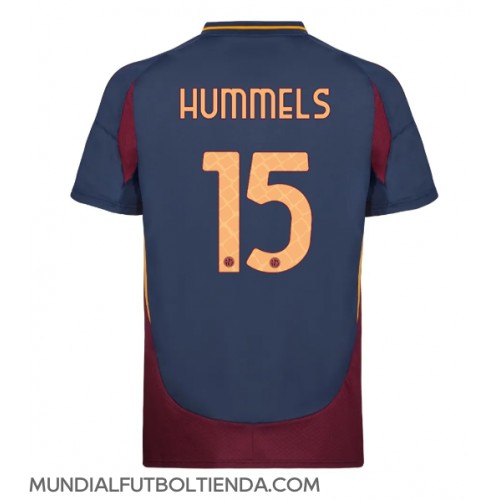 Camiseta AS Roma Mats Hummels #15 Tercera Equipación Replica 2024-25 mangas cortas